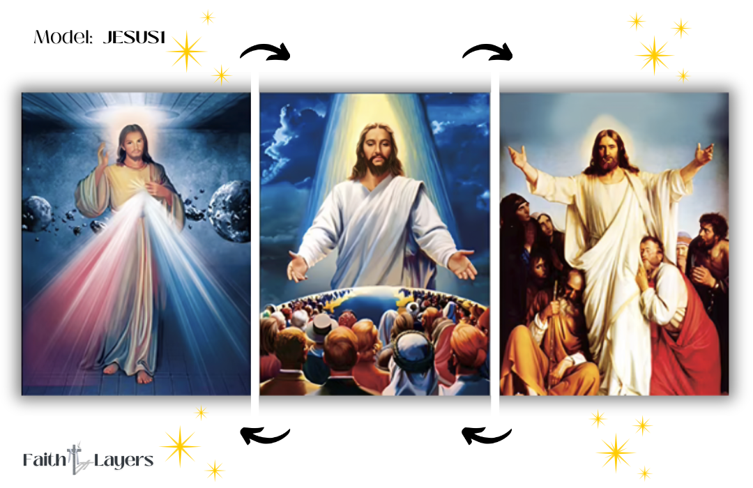 3D Poster Jesus